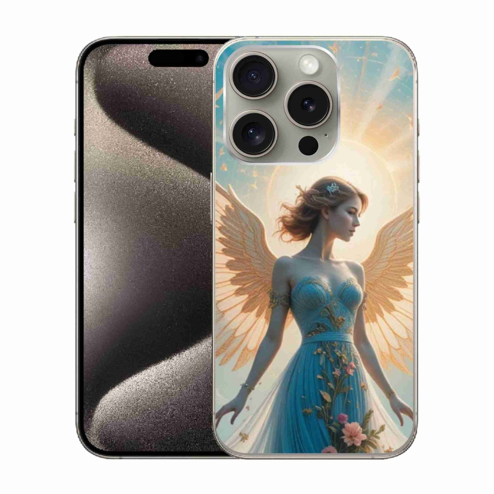 Gélový kryt mmCase na iPhone 15 Pro - náboženský motív 4