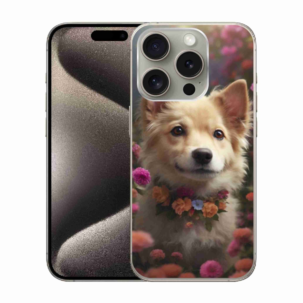 Gélový kryt mmCase na iPhone 15 Pro - nemecký špic