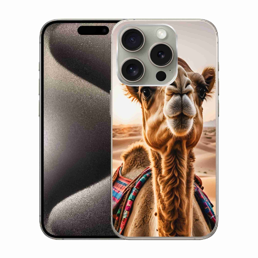 Gélový kryt mmCase na iPhone 15 Pro - ťava