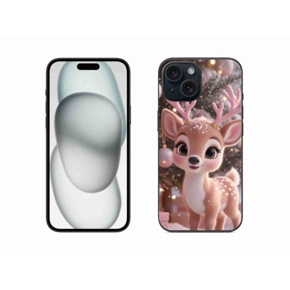 Gélový kryt mmCase na iPhone 15 - roztomilý sob