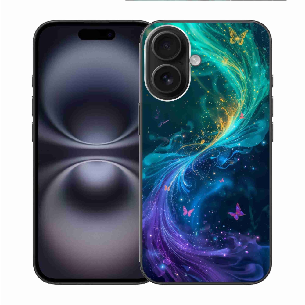 Gélový kryt mmCase na iPhone 16 - abstraktný motív 31