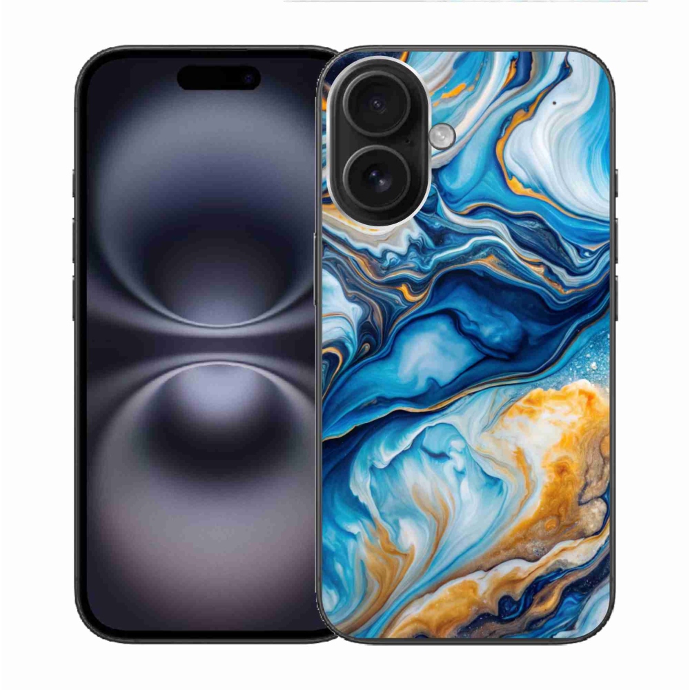 Gélový kryt mmCase na iPhone 16 - abstraktný motív 34