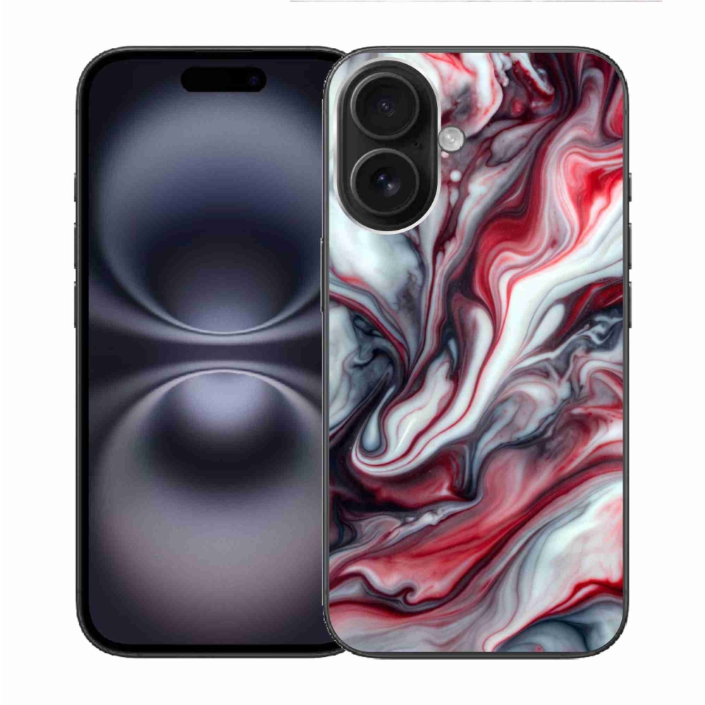 Gélový kryt mmCase na iPhone 16 - abstraktný motív 37