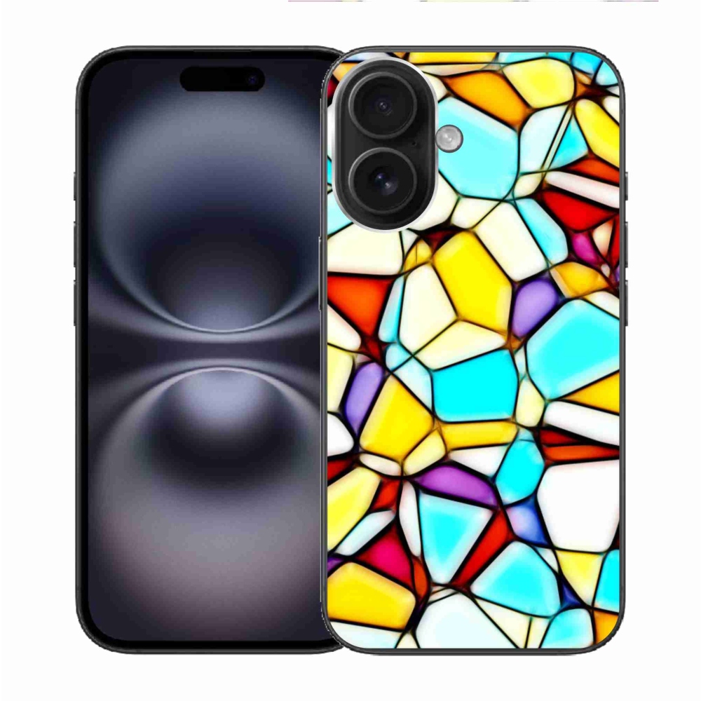 Gélový kryt mmCase na iPhone 16 - abstraktný motív 40