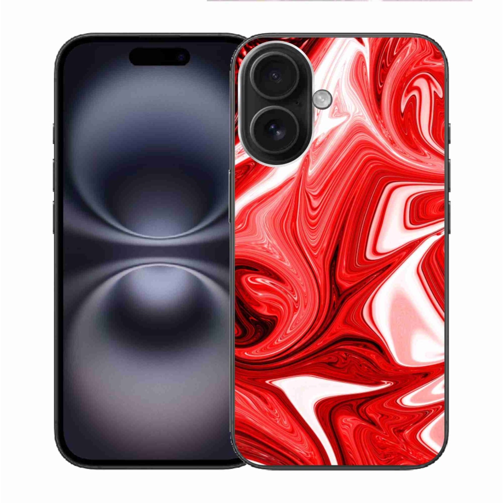 Gélový kryt mmCase na iPhone 16 - abstraktný motív 43