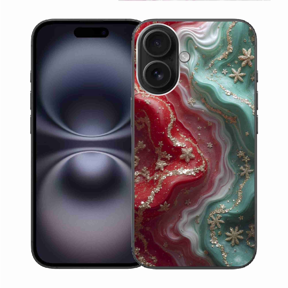 Gélový kryt mmCase na iPhone 16 - abstraktný motív 54