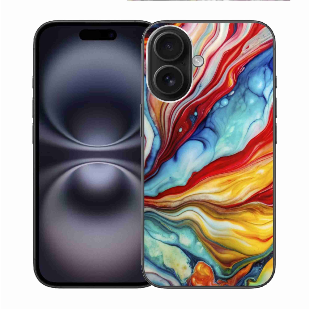 Gélový kryt mmCase na iPhone 16 - abstraktný motív 58