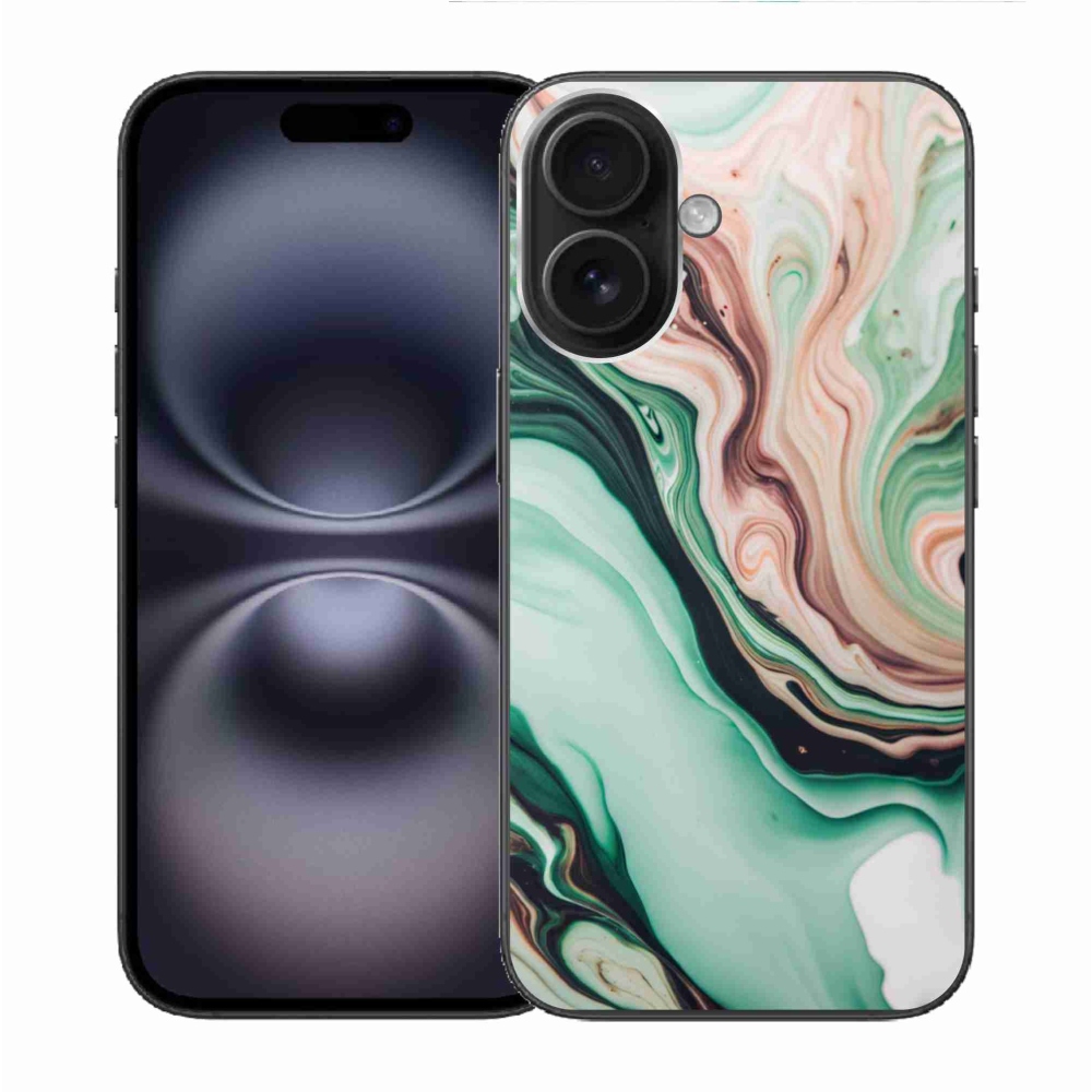 Gélový kryt mmCase na iPhone 16 - abstraktný motív 62