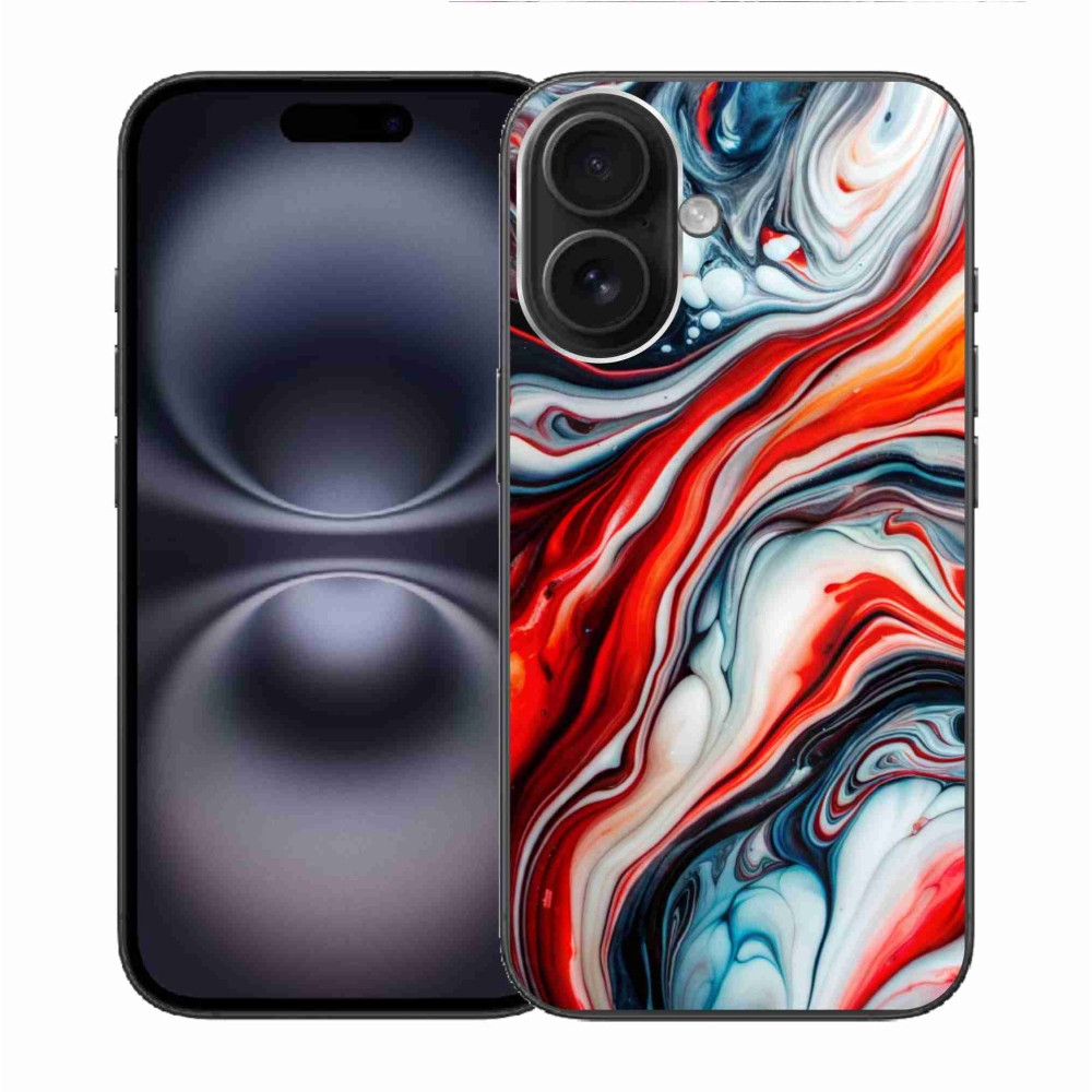 Gélový kryt mmCase na iPhone 16 - abstraktný motív 63