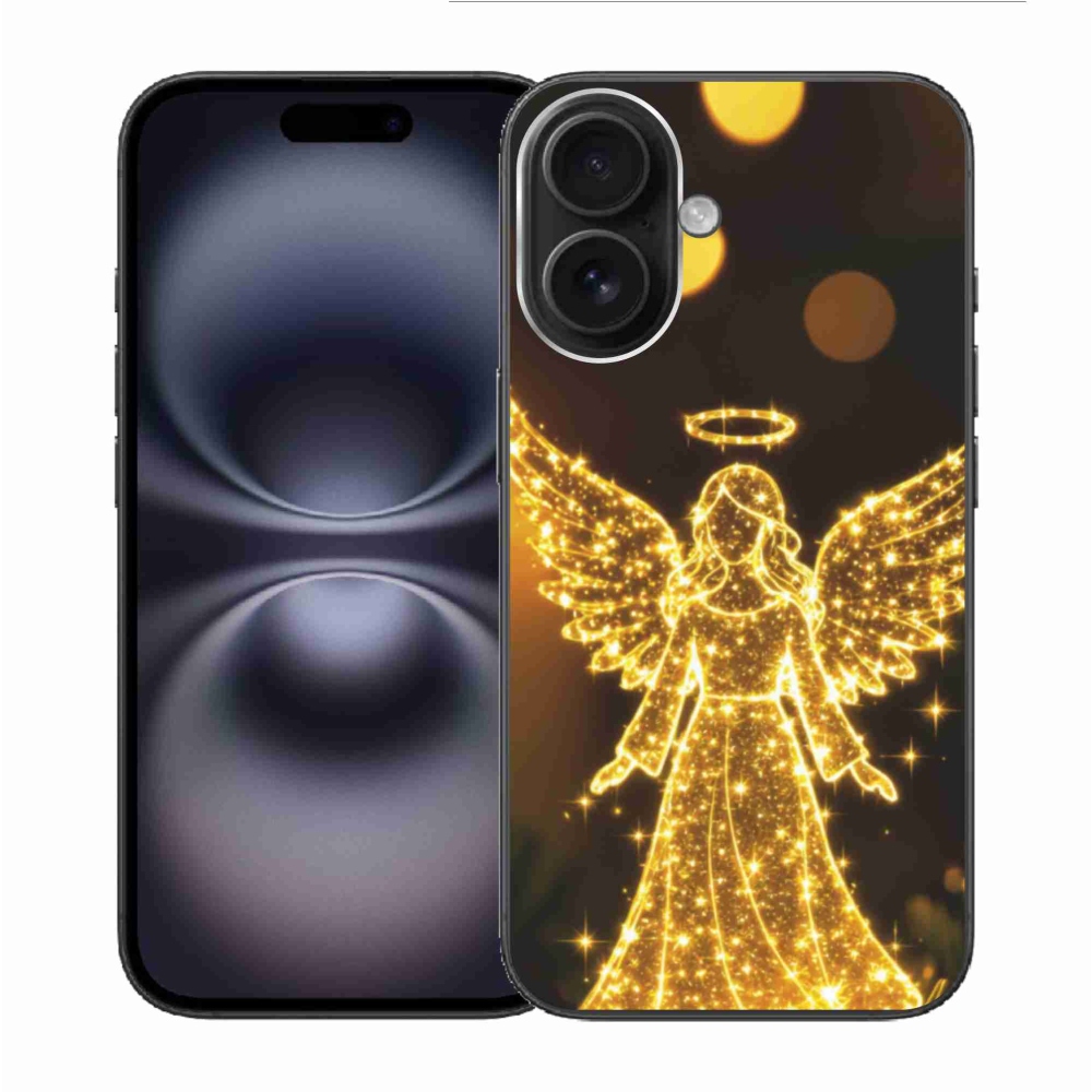 Gélový kryt mmCase na iPhone 16 - anjel