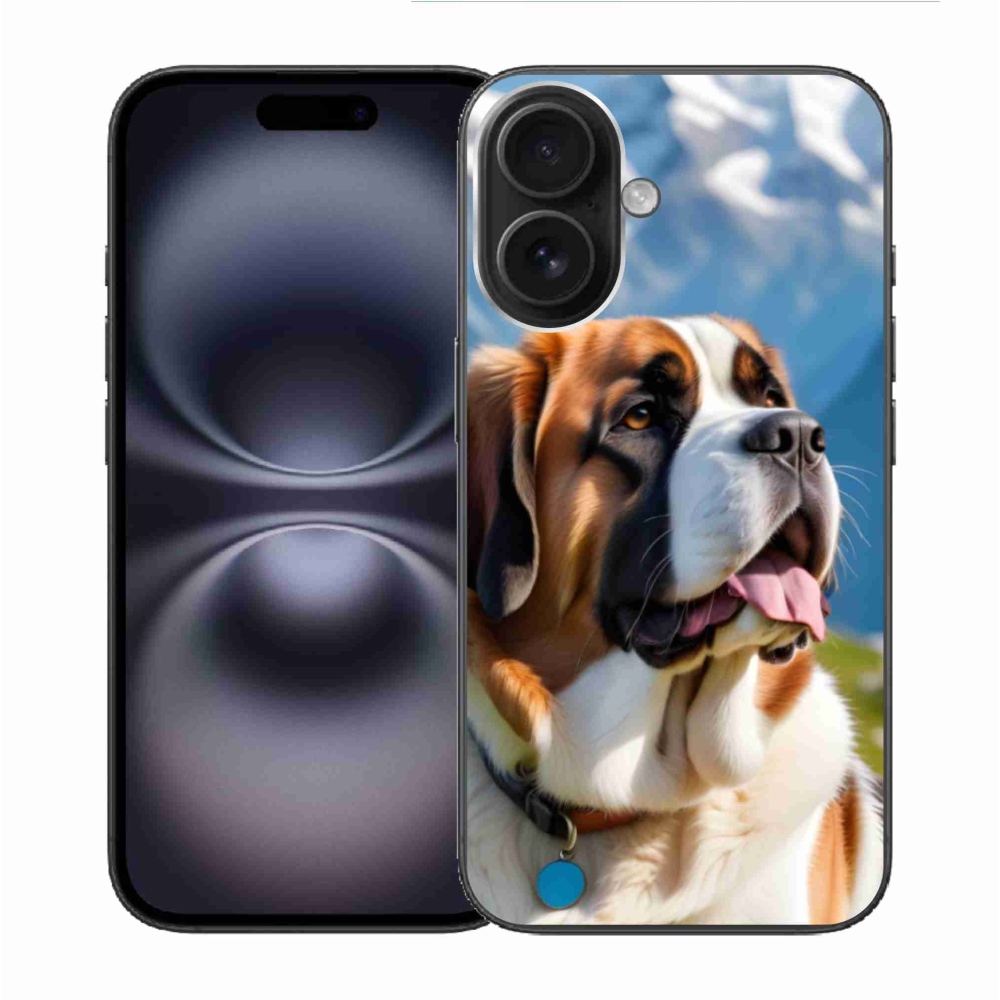 Gélový kryt mmCase na iPhone 16 - bernardín