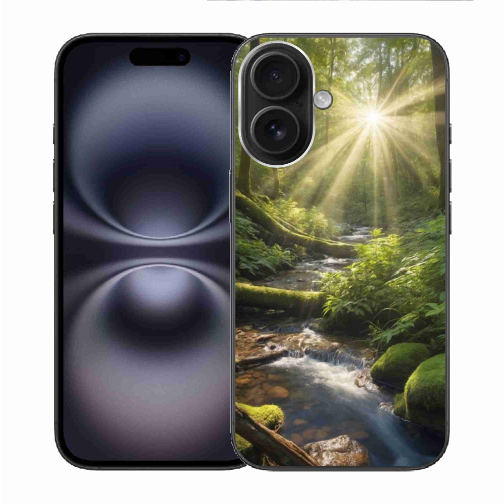Gélový kryt mmCase na iPhone 16 - hlbina lesa