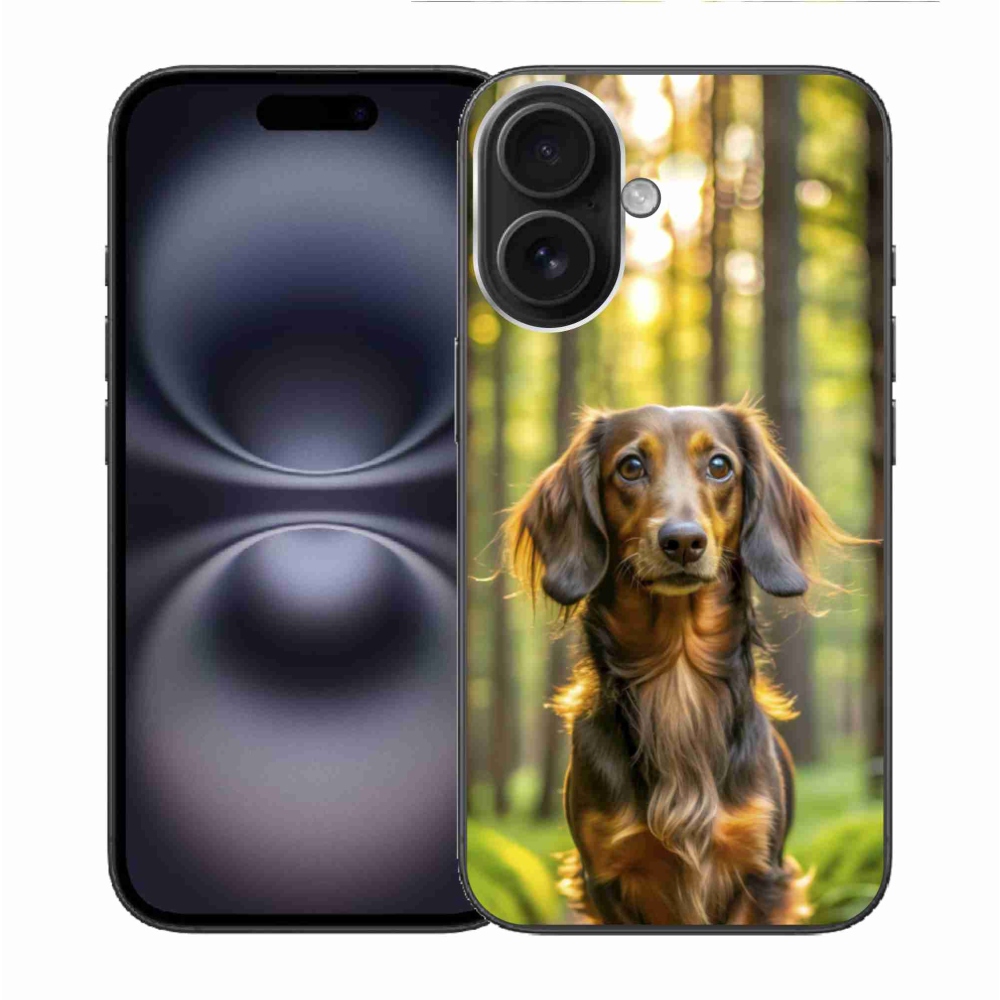 Gélový kryt mmCase na iPhone 16 - jazvečík 4