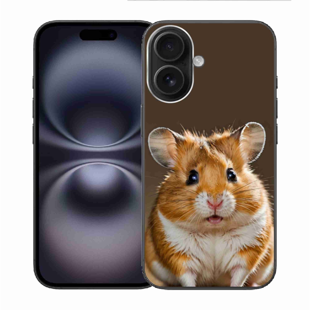 Gélový kryt mmCase na iPhone 16 - škrečok
