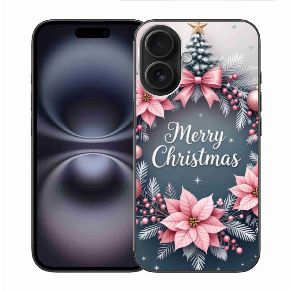 Gélový kryt mmCase na iPhone 16 - merry christmas