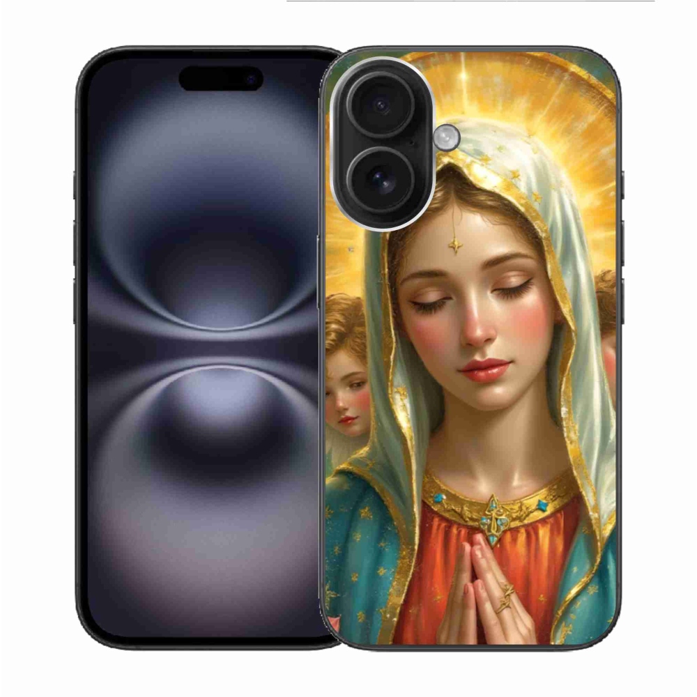 Gélový kryt mmCase na iPhone 16 - náboženský motív 3