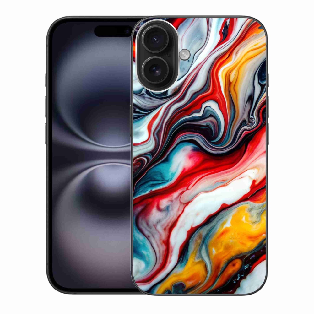 Gélový kryt mmCase na iPhone 16 Plus - abstraktný motív 35