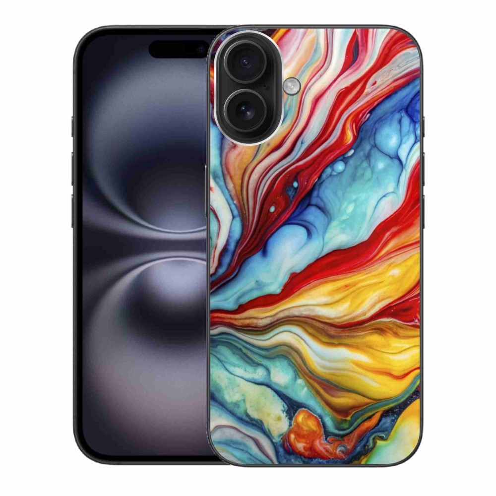 Gélový kryt mmCase na iPhone 16 Plus - abstraktný motív 58