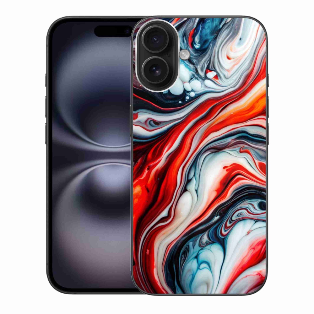 Gélový kryt mmCase na iPhone 16 Plus - abstraktný motív 63