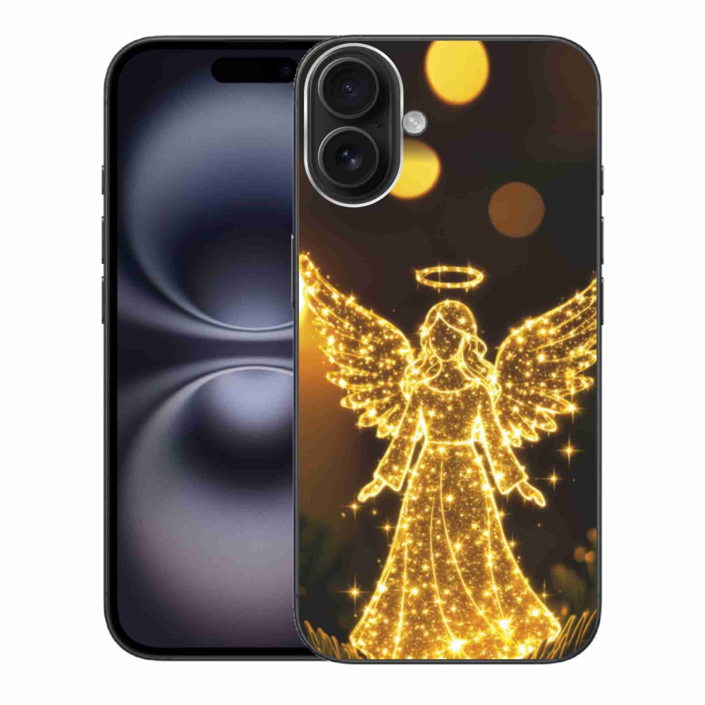 Gélový kryt mmCase na iPhone 16 Plus - anjel