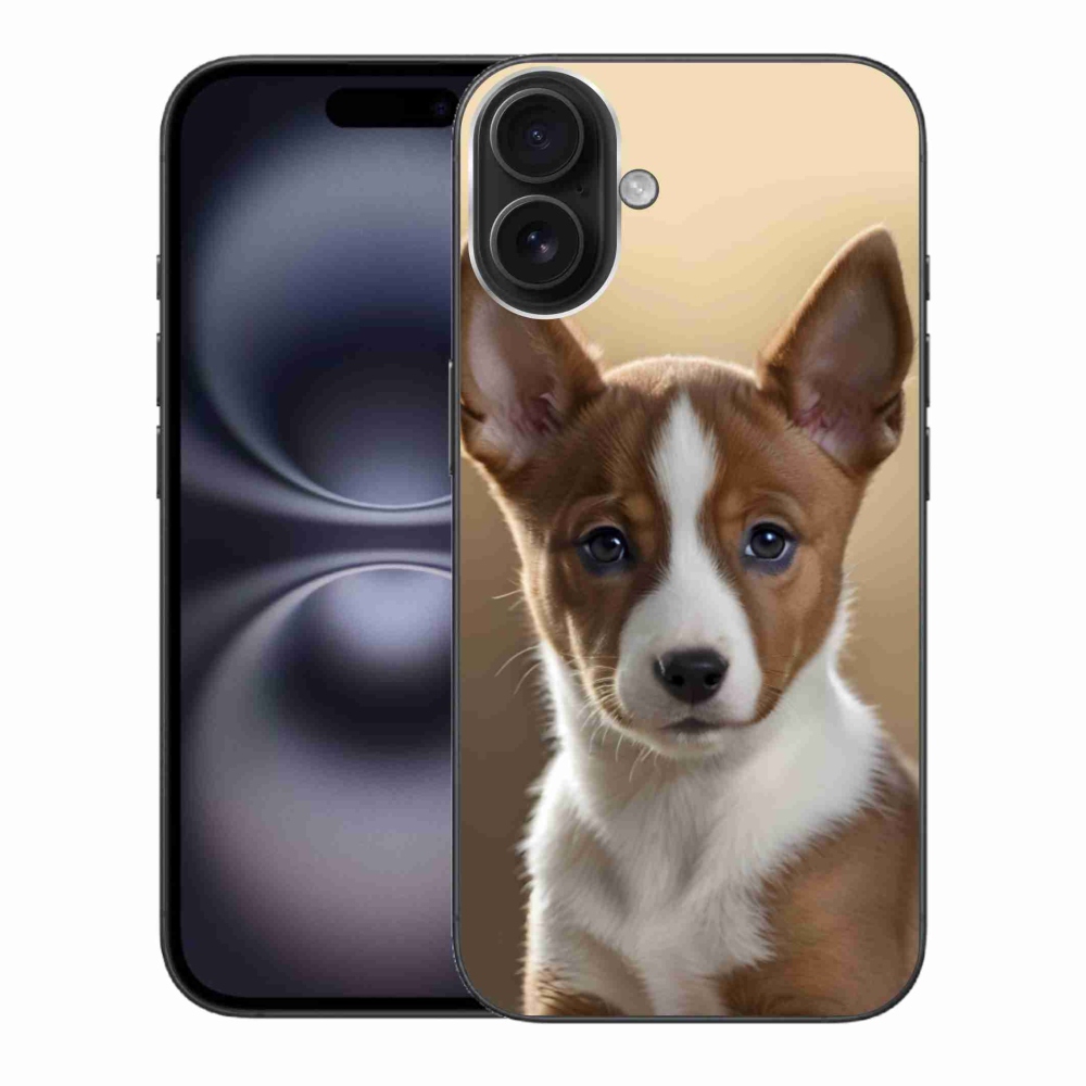 Gélový kryt mmCase na iPhone 16 Plus - basenji