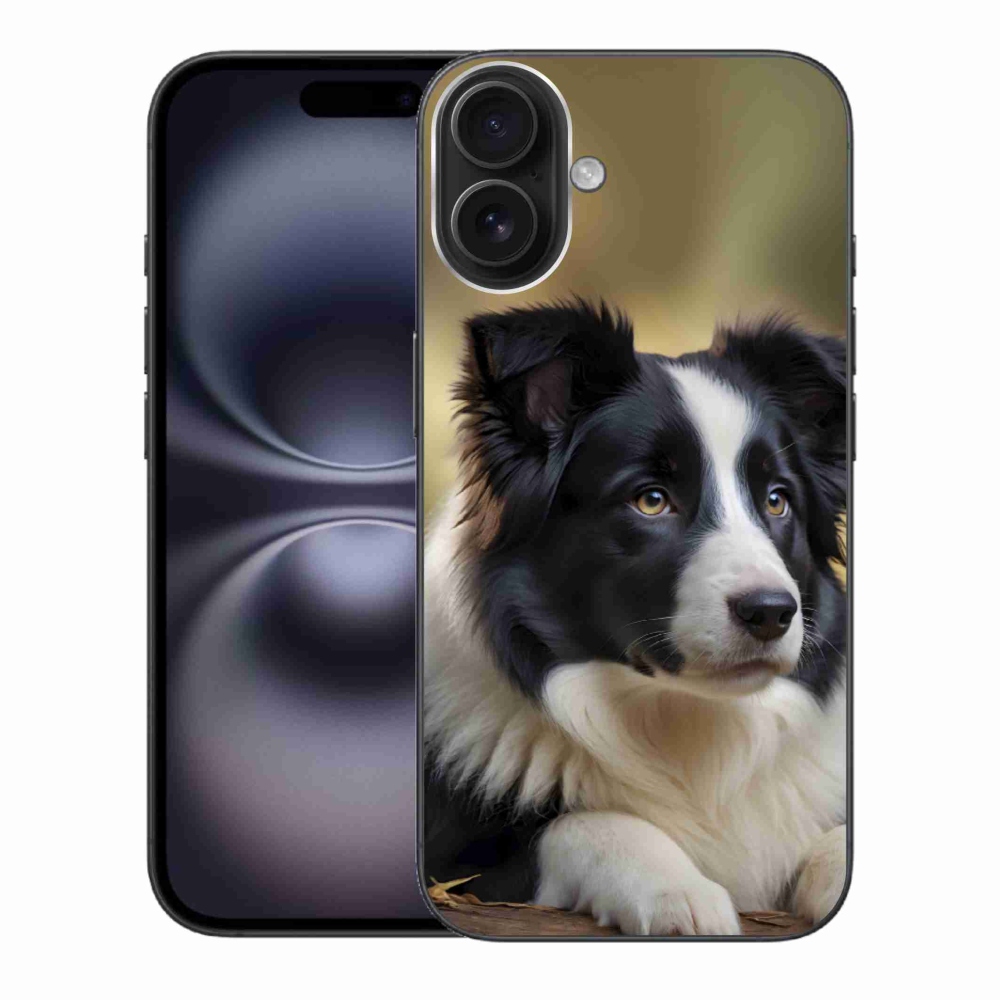 Gélový kryt mmCase na iPhone 16 Plus - border kólia 2