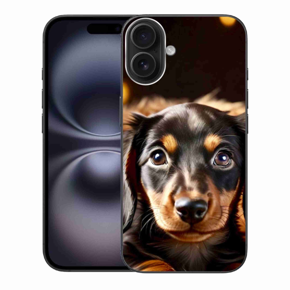 Gélový kryt mmCase na iPhone 16 Plus - jazvečík