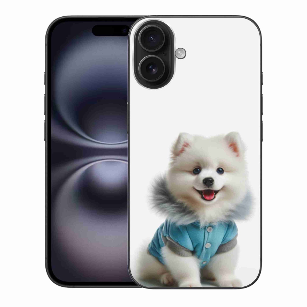 Gélový kryt mmCase na iPhone 16 Plus - pomeranian