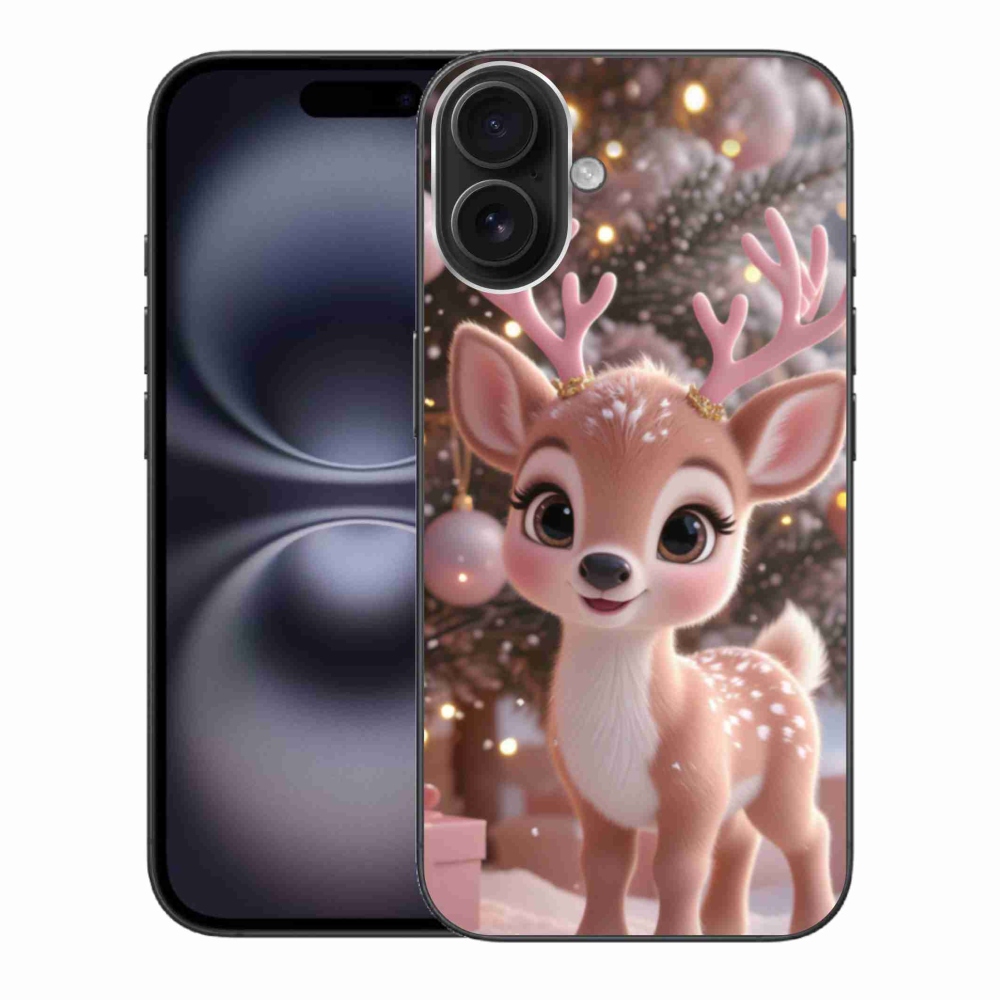 Gélový kryt mmCase na iPhone 16 Plus - roztomilý sob