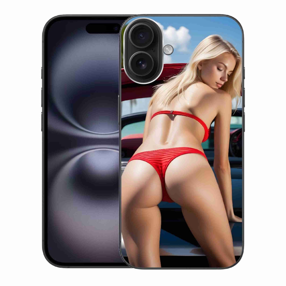 Gélový kryt mmCase na iPhone 16 Plus - sexy žena 2