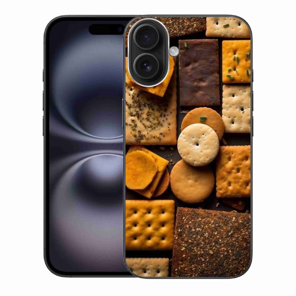 Gélový kryt mmCase na iPhone 16 Plus - sušienky