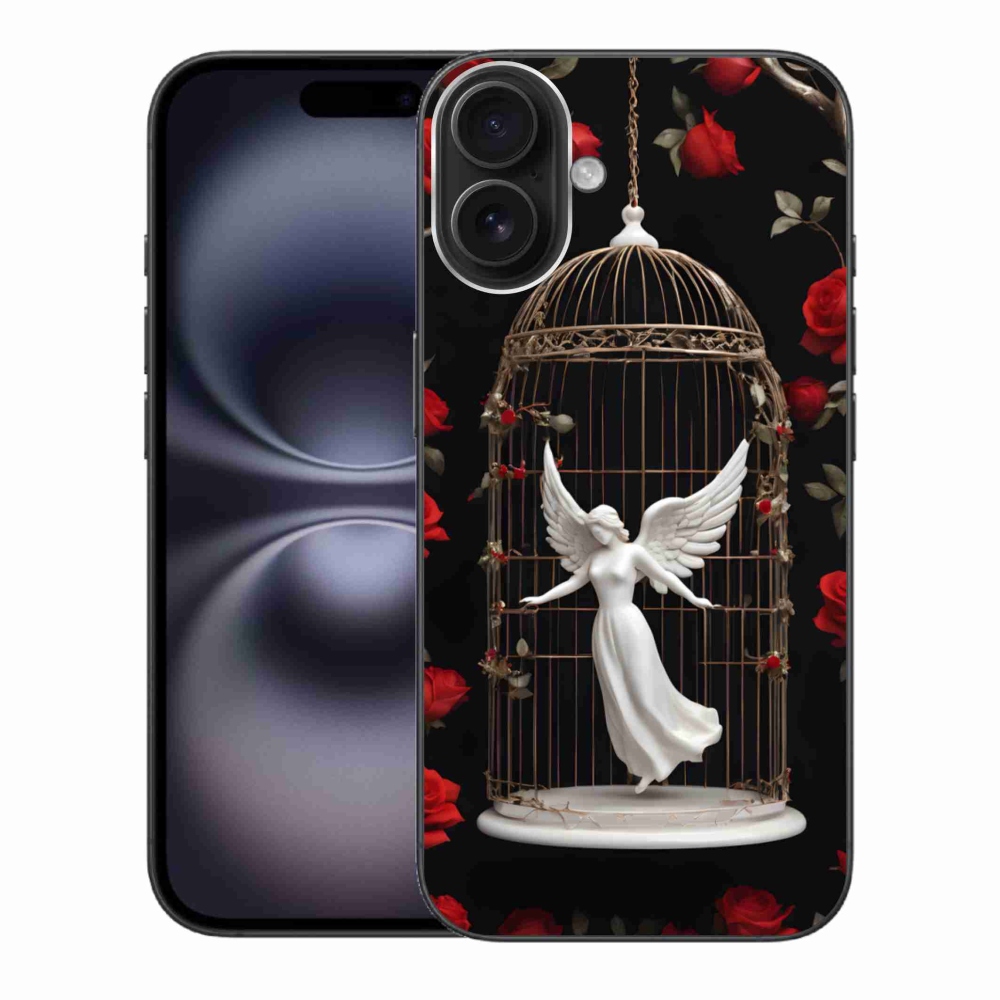 Gélový kryt mmCase na iPhone 16 Plus - uväznený anjel