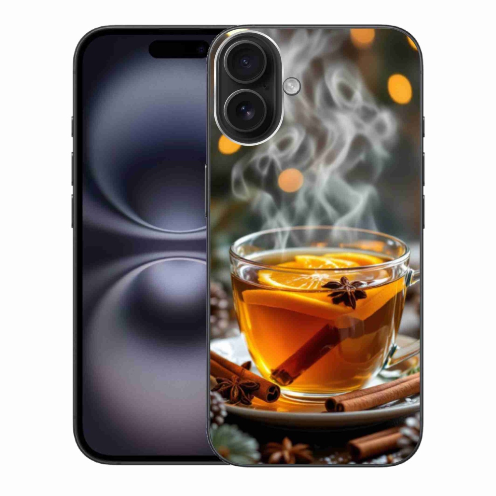 Gélový kryt mmCase na iPhone 16 Plus - vianočný punč