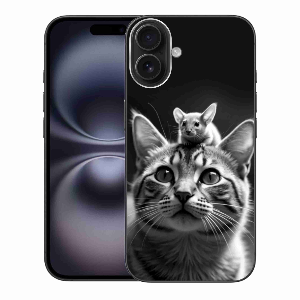 Gélový kryt mmCase na iPhone 16 Plus - zvieracie priateľstvo 2