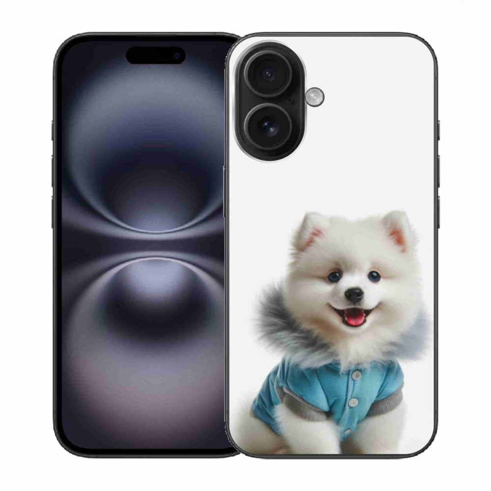 Gélový kryt mmCase na iPhone 16 - pomeranian