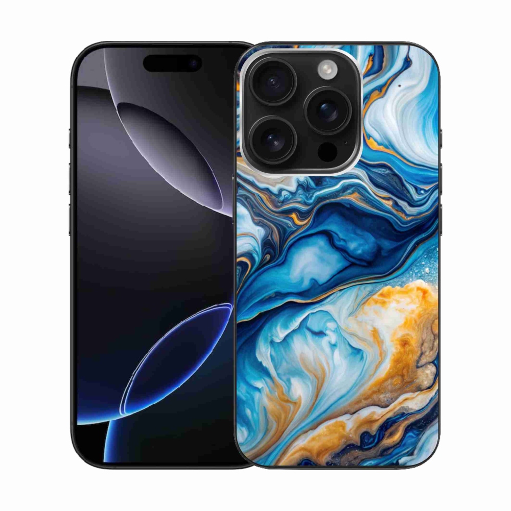 Gélový kryt mmCase na iPhone 16 Pro - abstraktný motív 34