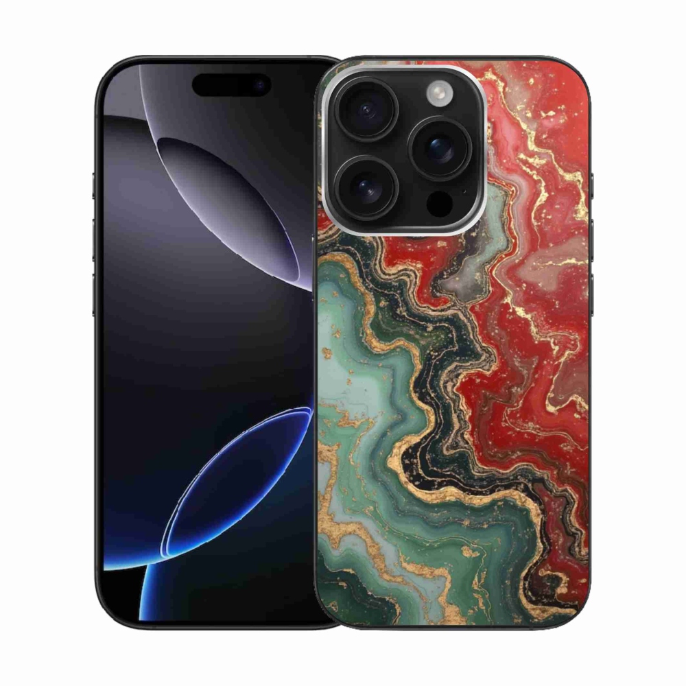 Gélový kryt mmCase na iPhone 16 Pro - abstraktný motív 55