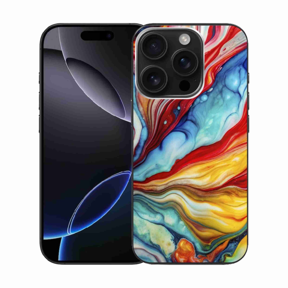 Gélový kryt mmCase na iPhone 16 Pro - abstraktný motív 58