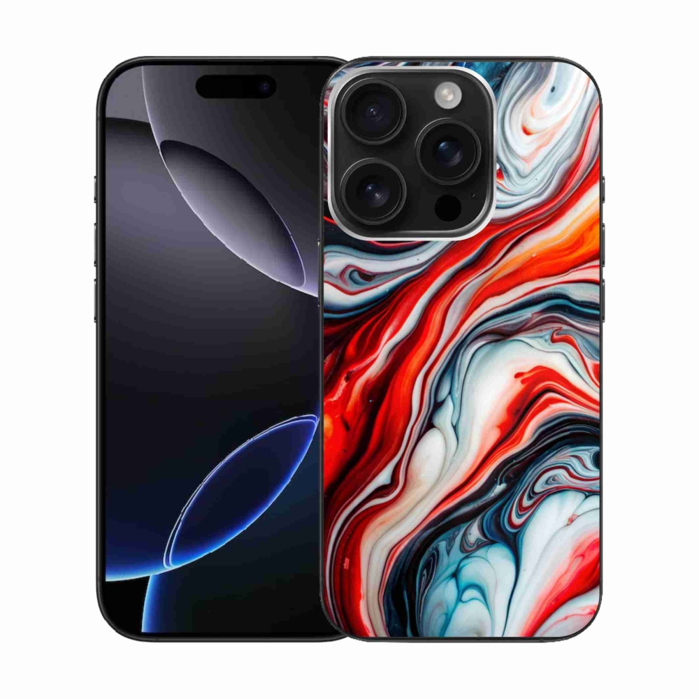 Gélový kryt mmCase na iPhone 16 Pro - abstraktný motív 63