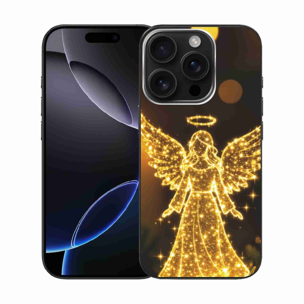 Gélový kryt mmCase na iPhone 16 Pro - anjel