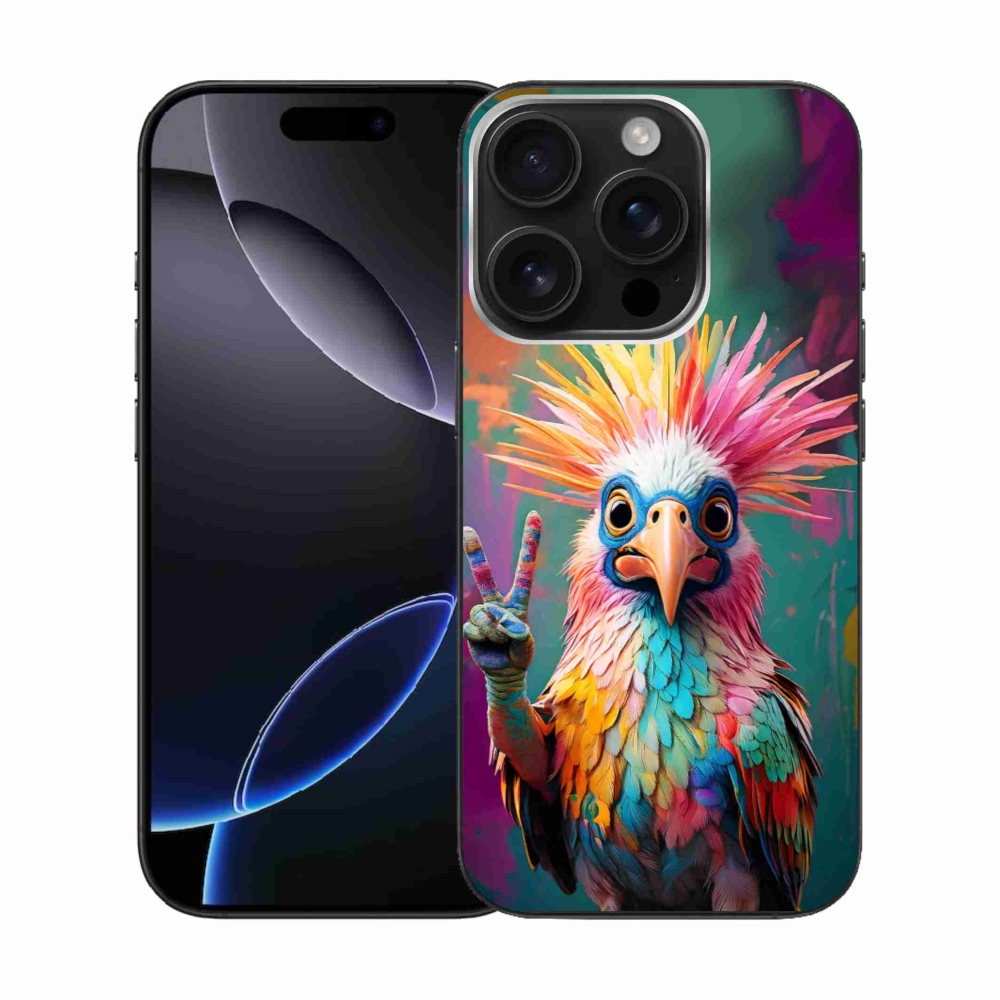 Gélový kryt mmCase na iPhone 16 Pro - farebný rebel