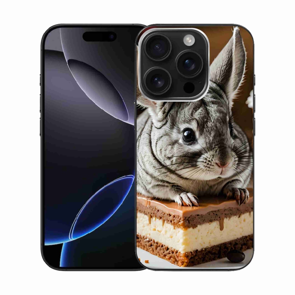 Gélový kryt mmCase na iPhone 16 Pro - činčila