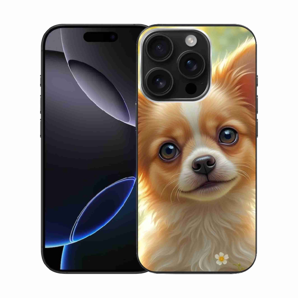 Gélový kryt mmCase na iPhone 16 Pro - čivava 5