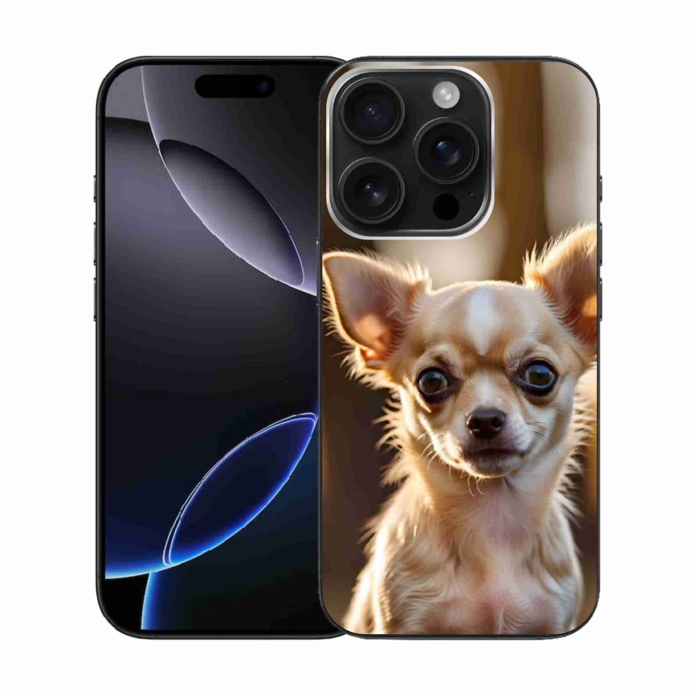 Gélový kryt mmCase na iPhone 16 Pro - čivava 6