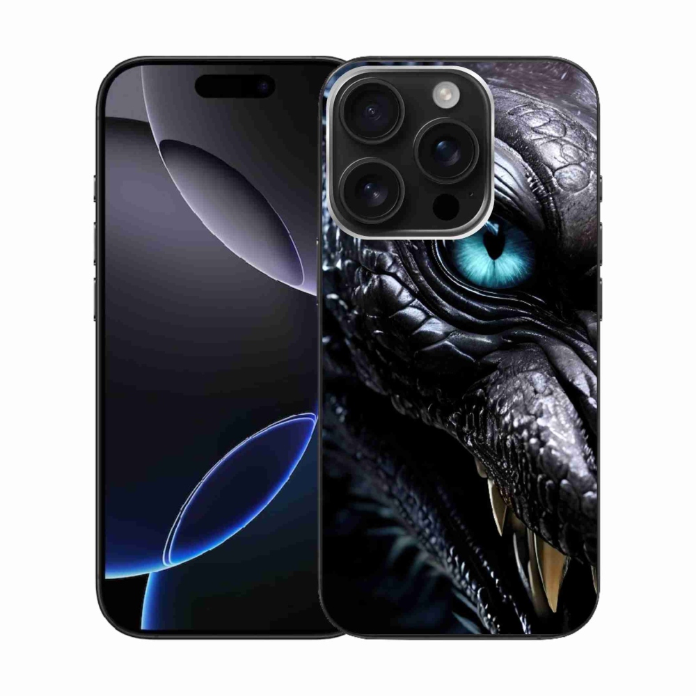 Gélový kryt mmCase na iPhone 16 Pro - dračí pohľad