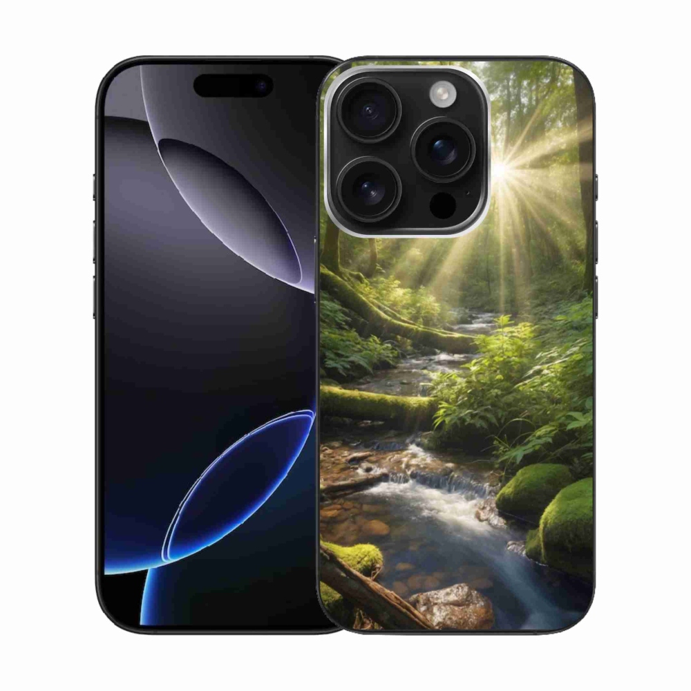 Gélový kryt mmCase na iPhone 16 Pro - hlbina lesa