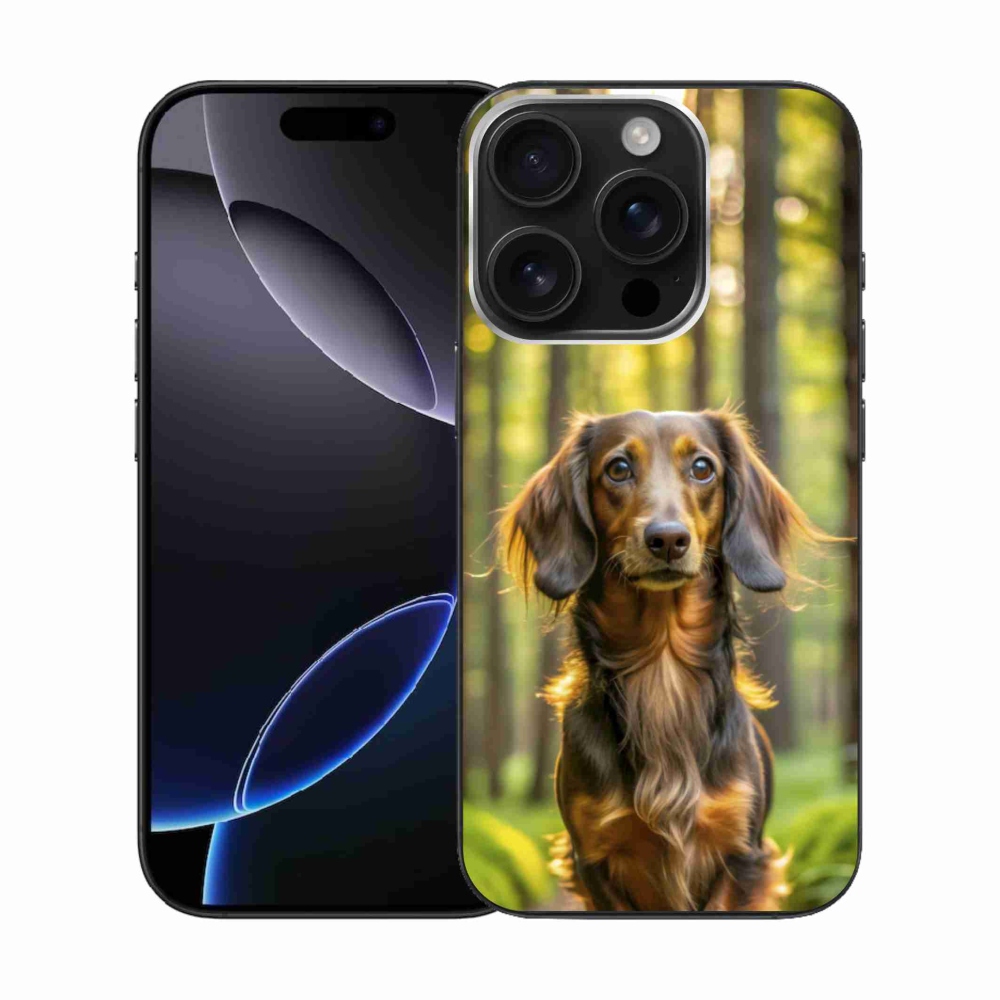 Gélový kryt mmCase na iPhone 16 Pro - jazvečík 4