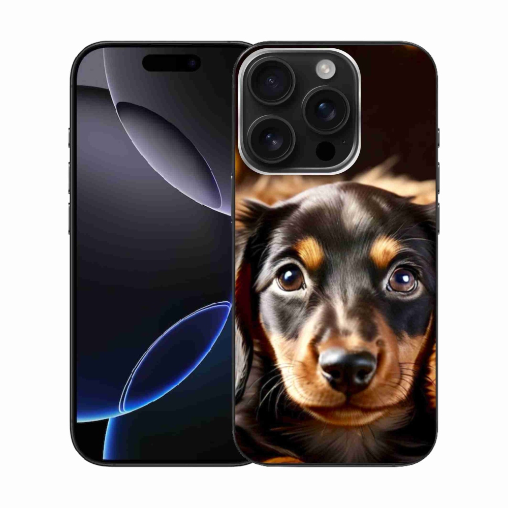 Gélový kryt mmCase na iPhone 16 Pro - jazvečík