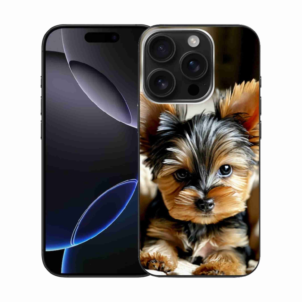 Gélový kryt mmCase na iPhone 16 Pro - yorkšír 11