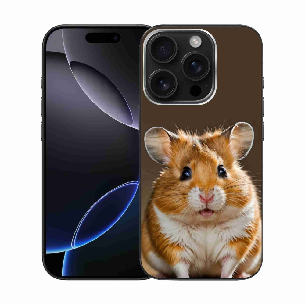 Gélový kryt mmCase na iPhone 16 Pro - škrečok